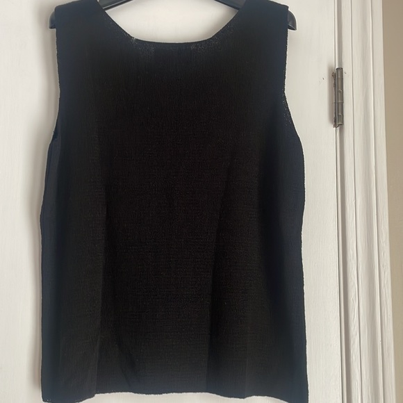 NEW Roni Bis Black Knit Shell M/L - Picture 5 of 5